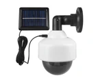 Solar Power Dummy Fake Security CCTV Camera LED Light Surveillance Outdoor - Split Solar Panel