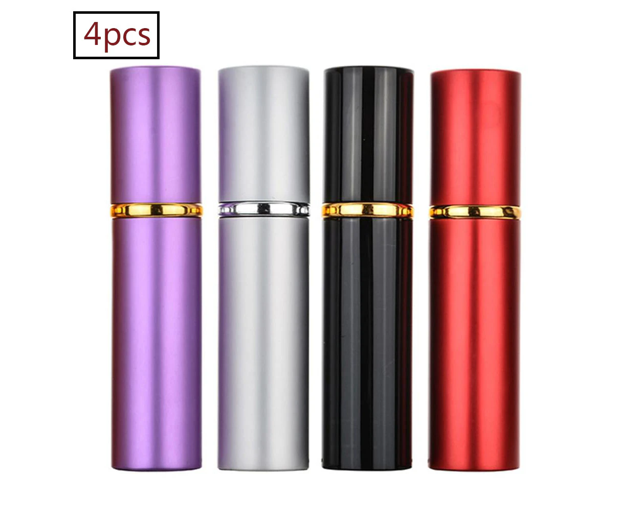 4pcs 10ml Perfume Atomizers, Refillable Perfume Atomizers Travel Portable Atomizers