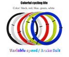 2/2.5 M Universal Mountain Bike Brake/Shift Cable Bicycle Gear Line Pipe Set - Green Shift Cable