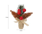 6Pcs/Set Beautiful Napkin Ring Eco-friendly Plastic Elegant Plants Decor Napkin Holder for Home - 3