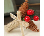 6Pcs/Set Beautiful Napkin Ring Eco-friendly Plastic Elegant Plants Decor Napkin Holder for Home - 3