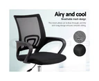 Artiss Office Chair Gaming Chair Computer Mesh Chairs Executive Mid Back Black