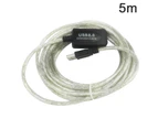 5/10/15/20m USB 2.0 Active Extension Repeater Cable Signal Booster Extended Cord