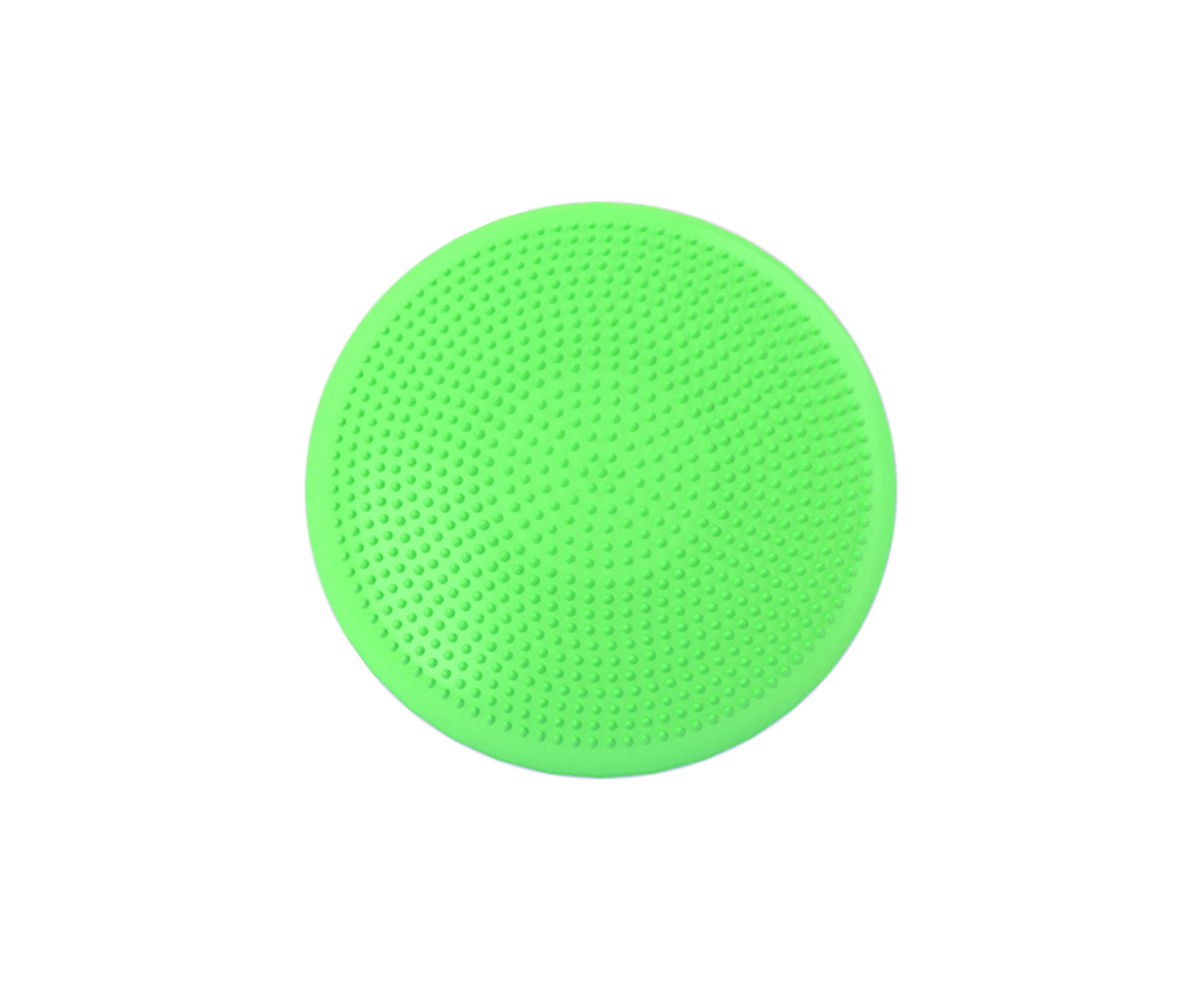 Balance Disc Inflatable Explosion-proof Non-slip Leakproof Strong Load-bearing Soothe Muscles Thicken Sports Gym Fitness Yoga Wobble-Light Green