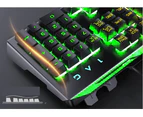 Mechanical Gaming Keyboard and Mouse Combo  Switch 104 Keys Rainbow Backlit Keyboards,  Mouse Wired ,rainbow light Keyboard+mouse