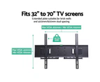 Tv Wall Mount Bracket Tilt Swivel Full Motion Flat Led Lcd 32 42 50 55 60 65 70 Inch