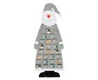 Toscano Felt Christmas Advent Calendar with Pockets 24 Days Countdown Calendar-Grey