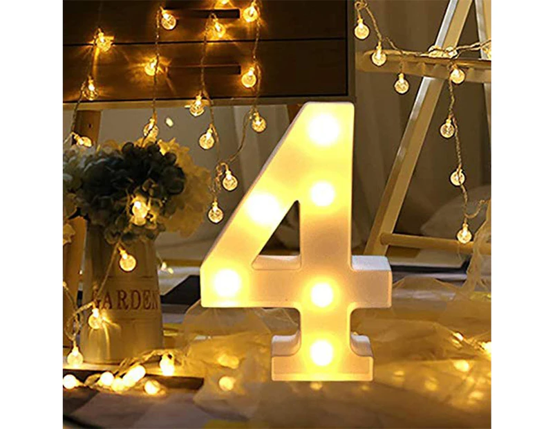 Luminous Led Digital Number Lights, Interior Lights, Letter Lights, Decoration Lights - Style 3