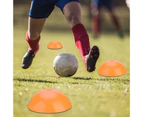 5Pcs Soccer Training Cone Football Barriers Plastic Marker Holder Accessory ( Orange)