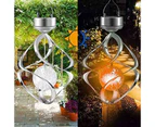 Toscano Solar Lights Wind Chimes LED Lights Colour Changing Hanging Light for Yard Patio Balcony Lawn