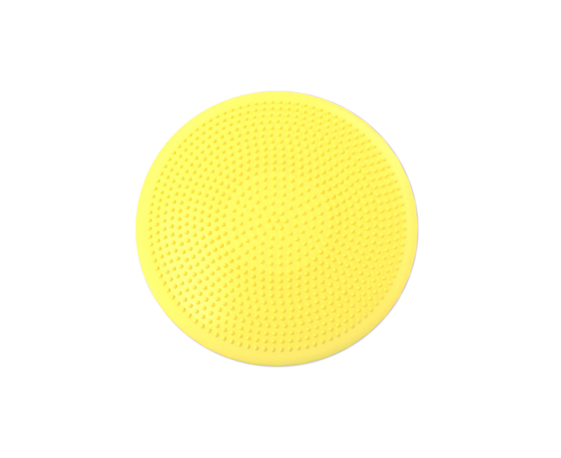 Balance Disc Inflatable Explosion-proof Non-slip Leakproof Strong Load-bearing Soothe Muscles Thicken Sports Gym Fitness Yoga Wobble-Yellow