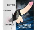 Vibrating Male Prostate Massager Anal Butt Plug Penis Cock Ring Sex Toys For Men