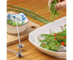 Kitchen Onion Knife Onion Blossom Cutter Multi-Function Stainless Steel Plum Blossom Onion Cutter Vegetable Chopper Slicer