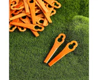 48pcs Plastic Cutter Blade Replacement Mower Trimmer Lawn Cutting Tools