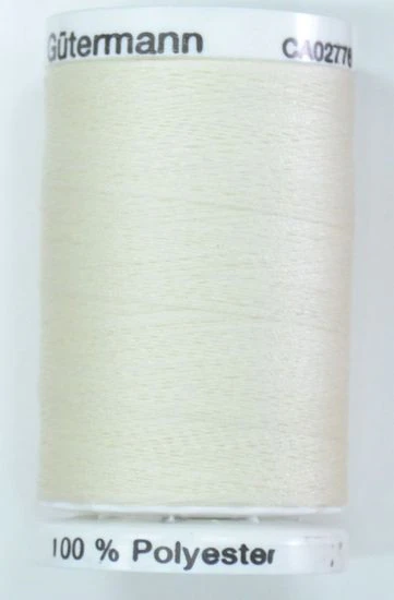 Gutermann Sew-all Thread, #1 OFF WHITE, 500m Spool M292