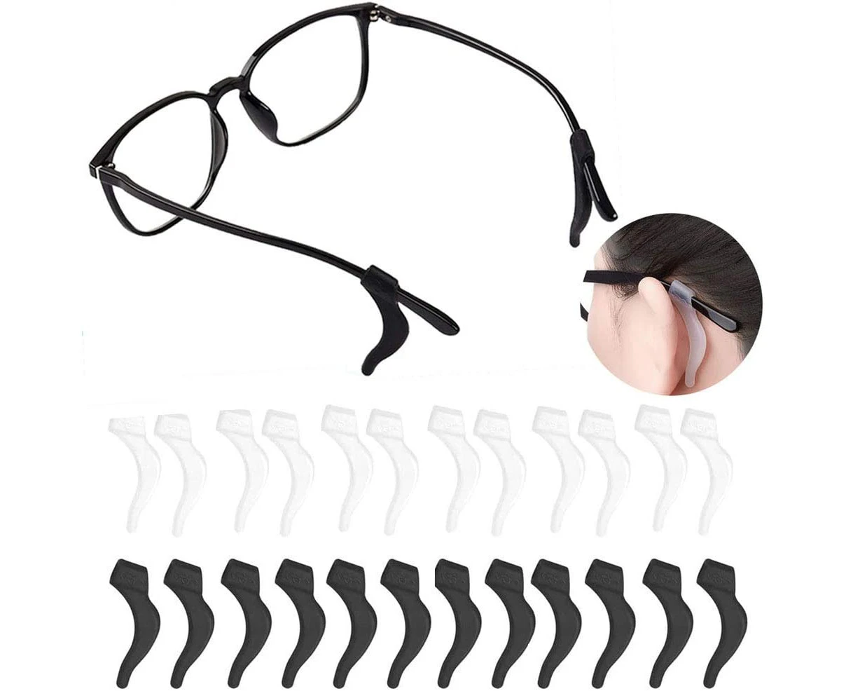 Eyeglass Ear Grip, Anti - Slip Comfortable Silicone Elastic Eyeglasses Retainer For Sunglasses Reading Glasses Eyewear, 10 Pairs