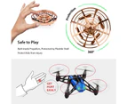 Golden Children'S Manually Operated Mini Drone, Flying Ball Toy Ufo Helicopter Infrared Sensor Quad-Axis With Led Light 360 Degree Rotation.