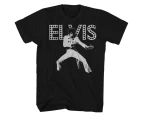 Elvis Presley T Shirt Iconic Dance Moves Elvis Presley Shirt - Black