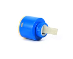 40Mm Ceramic Replacement Cartridge Water Mixer Tap Inner Control Faucet Valve Pp Plastic Blue