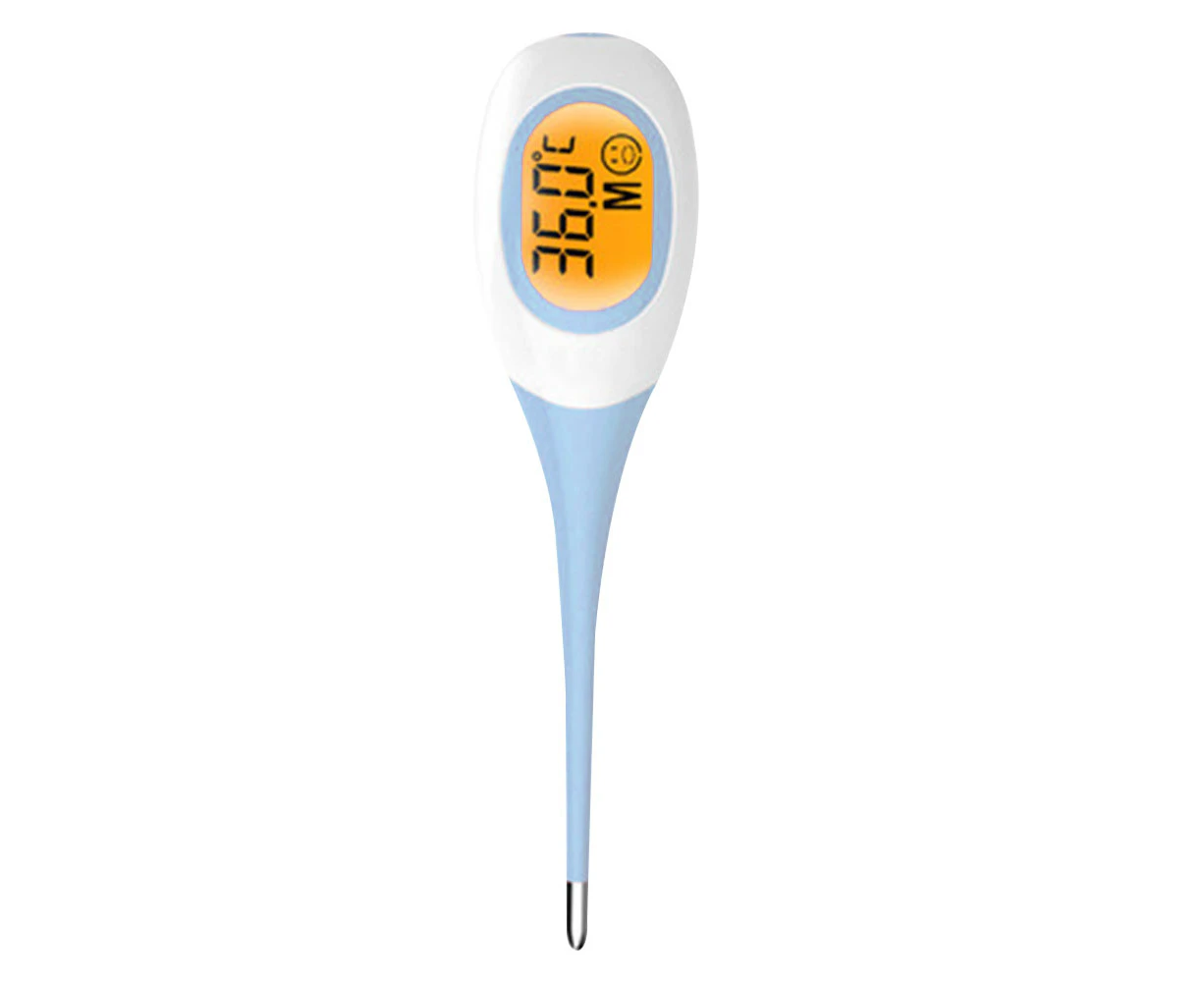 Electronic Thermometer To Quickly Measure Body Temperature In 8 Seconds, Adults And Children With Soft Head, Mouth And Armpit, Fahrenheit And Celsius Displ