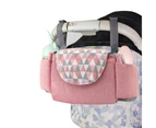 Stroller Organizer Bag, Multifunctional Stroller Bags with Insulated Cup Holder Stroller Bag