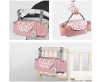 Stroller Organizer Bag, Multifunctional Stroller Bags with Insulated Cup Holder Stroller Bag