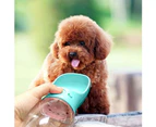 Dog Water Bottle, Portable Pet Water Bottle For Walking Leak Proof Puppy Dog Water Dispenser For Outdoor, Travel, Hiking-Mint Green