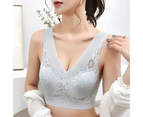 Bra V Neck Thin Female Women Push Up Lace Bra for Sleeping