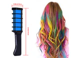 Hair Chalk Comb Temporary Shiny Washable Hair Color Dye For Girls 4 5 6 7 8 9 10 Kids New Year Birthday Party, 6 Colors