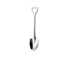 Convenient Fruit Spoon Smooth Home Ice Cream Spoon - Silver