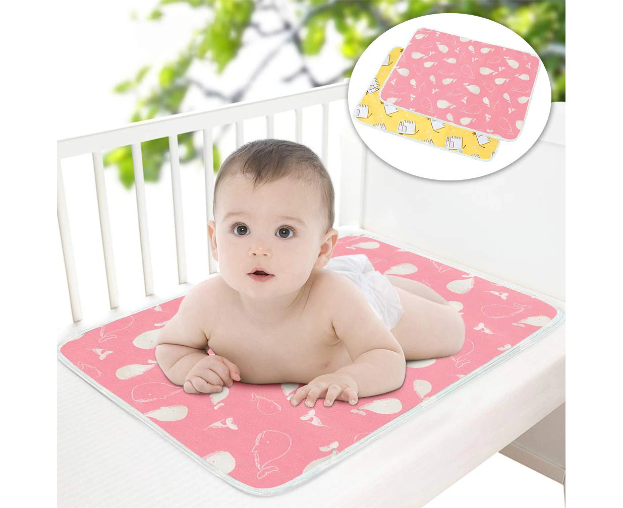 Dipper Changing Pad, Portable Toddler Changing Pad, Waterproof Baby Changing Pad, Premium Changing Pad 50*70cm