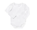 6 Pack Bonds Baby Wonderbodies Long Sleeve Bodysuit Wondersuit BY4RA Bulk