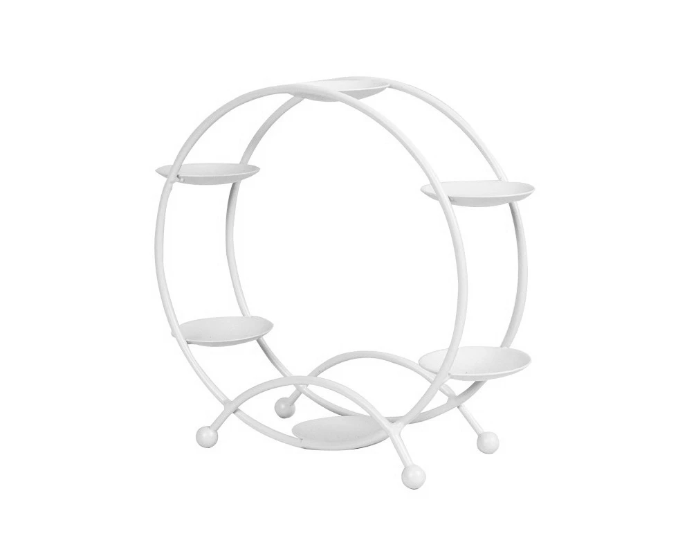 Ferris Wheel Display Rack Decorative Safe Rounded Edge Toys Storage Display Bracket Holder For Home White