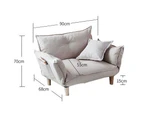 Convertible Adjustable Sofa Couch And Love Seat Japanese Furniture Fold Down Futon Sofabed Ideal For Living Room, Bedroom, Dorm