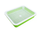 2 pcs Seed Sprouter Tray with Lid BPA Free Bean Sprout Grower Sprouting Seeds Tray