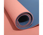 TPE 61cm 6MM Yoga Mat Exercise Fitness Gym Pilates Non Slip Dual Layer