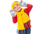 Cartoon Convertible Flip Top Gloves， Toddler Kids Winter Gloves for Girls Boys 3-8 Yrs,style 3