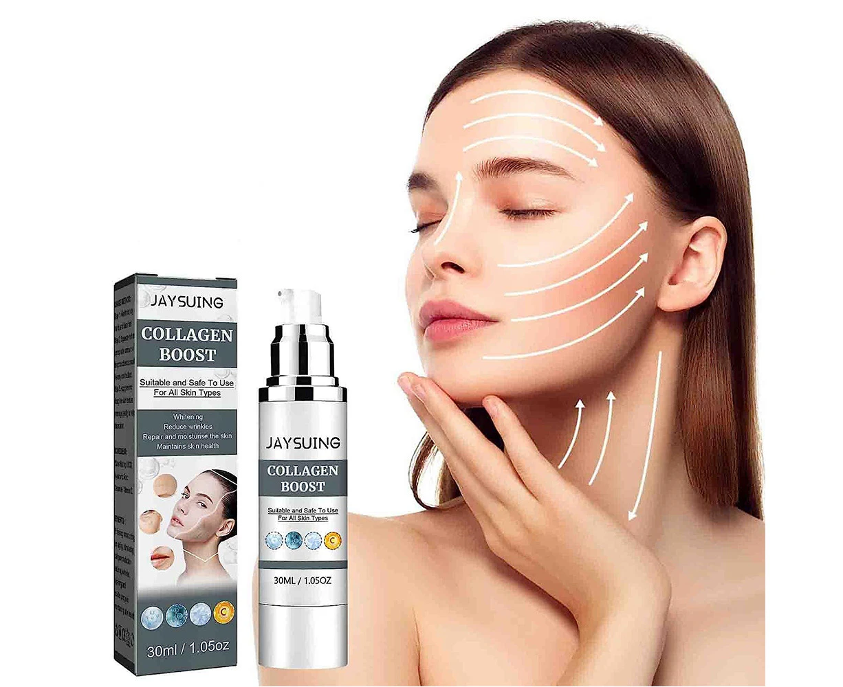 Jaysuing Collagen Boost Anti-Aging Essence,Blemish Skin Corrector Serum, Wrinkle Removing And Whitening Essence