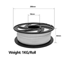 3D Printer Filament PLA + Spool Roll 1.75mm Spool Eco-friendly 1Kg White