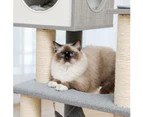 Road Cat Tree Tower Scratching Post Scratcher Wood Condo House Bed Cat Toys 132cm