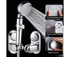 Adjustable Shower Holder Wall Mount Universal Suction Cup For Shower Head Holder Bathroom 5 Modes Fixing Base