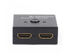 4K HDMI-compatible High Clarity Video Two-way Switcher One Key 1 in 2 Out Amplifier Splitter Adapter