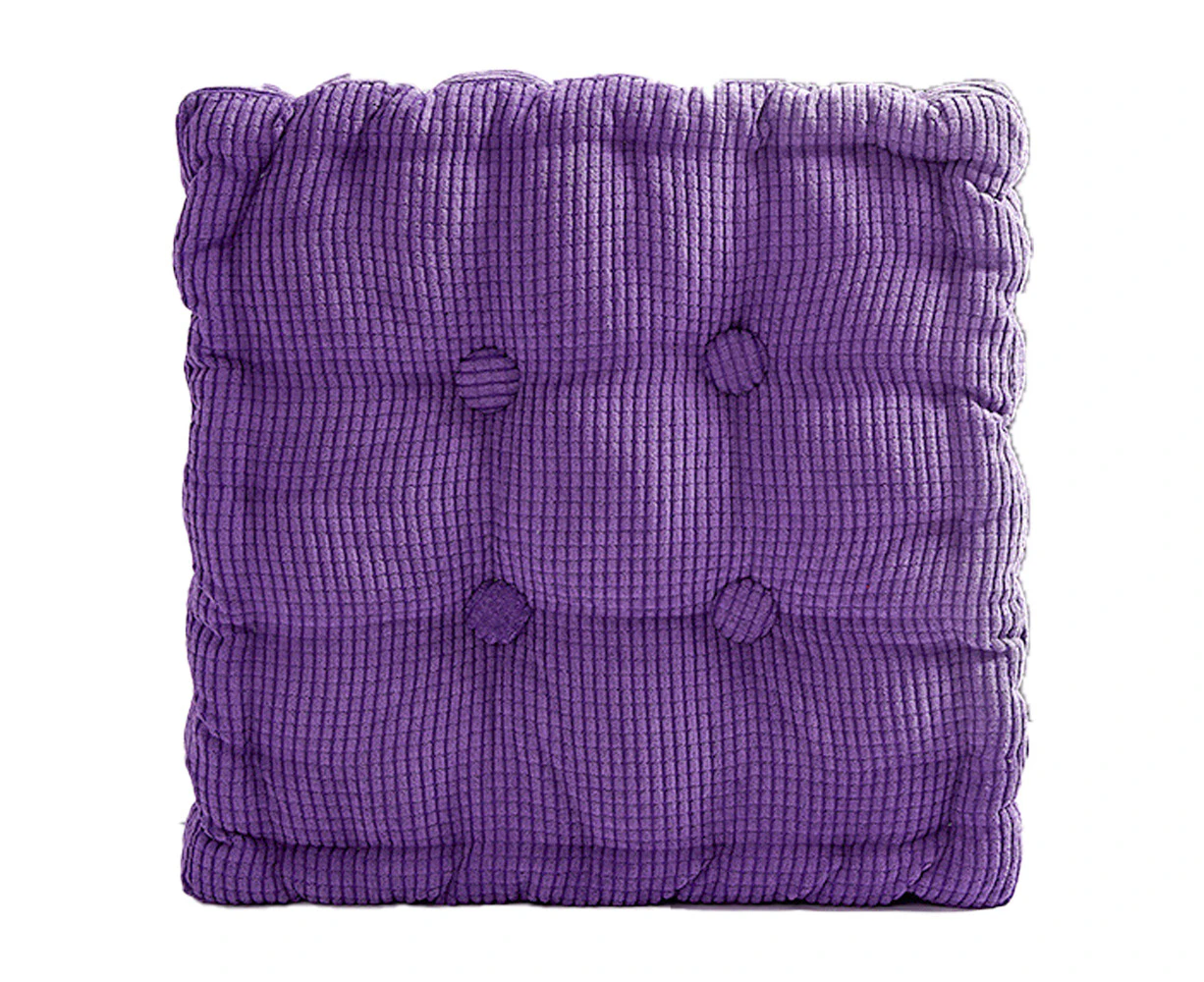 Seat cushion, memory foam, non-slip backing, durable fabric - Corn Kernel cushion - Roland Purple