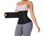 Vivva Snatch Me Up Bandage Wrap Lumbar Waist Support Sauna Belt Trimmer Body Shaper - Black (3/4/5/6 Meters)