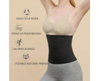 Vivva Snatch Me Up Bandage Wrap Lumbar Waist Support Sauna Belt Trimmer Body Shaper - Black (3/4/5/6 Meters)