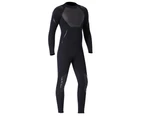 1.5Mm Diving One Piece Swimsuit Wetsuit Long Sleeve For Snorkeling Surfing Swimming(Man Black M)