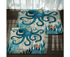 Octopus Whale Turtle Seahorse Bathroom Kitchen Anti-slip Floor Mat Home Decor - 4