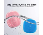 Face Scrubber Facial Cleansing Brush Silicone Face Cleansing Brush Manual Waterproof Cleansing Face Brushes for Cleansing and Exfoliating (pink)