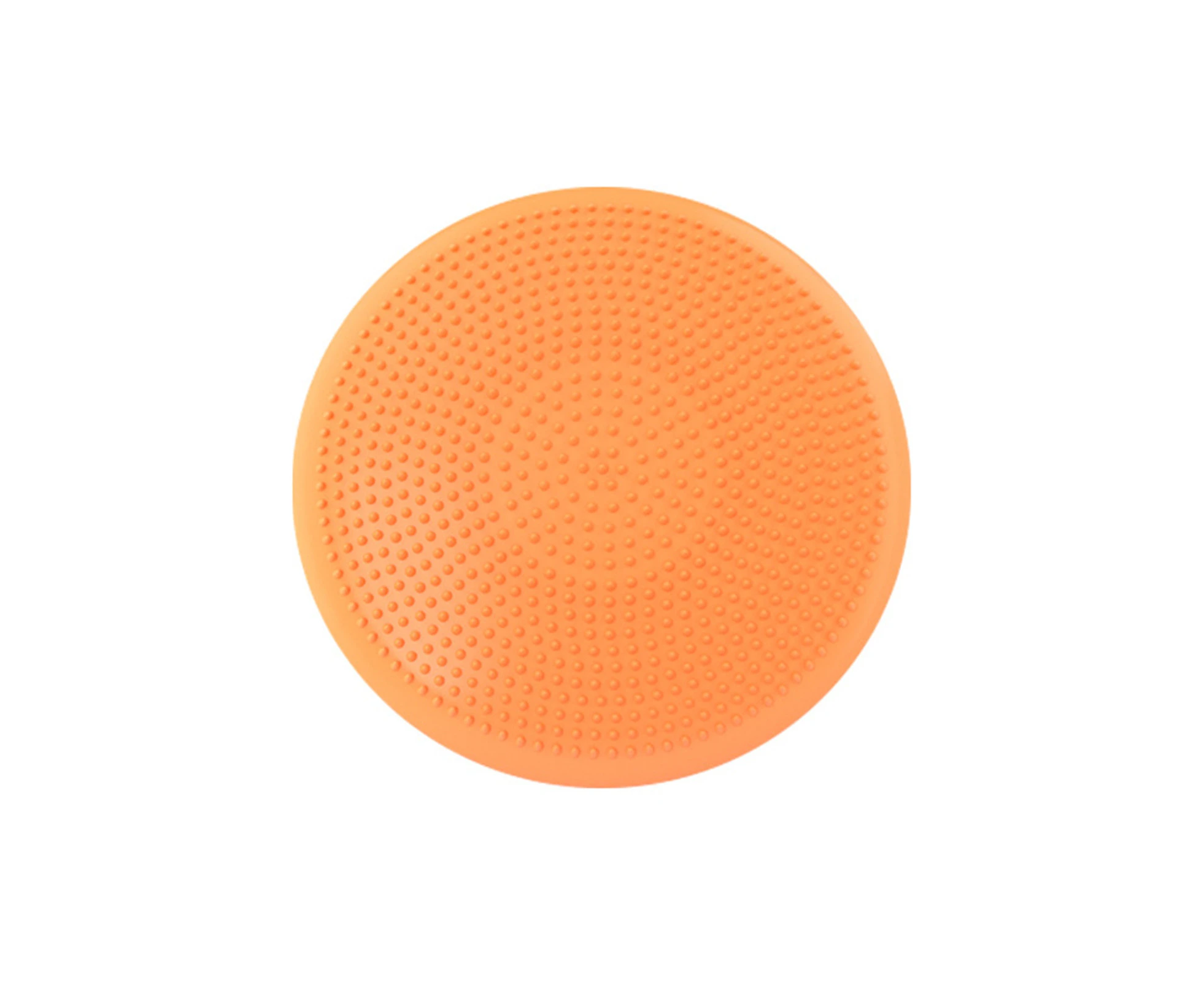 Balance Disc Inflatable Explosion-proof Non-slip Leakproof Strong Load-bearing Soothe Muscles Thicken Sports Gym Fitness Yoga Wobble-Orange