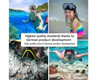 Scuba Snorkeling Set, Panoramic View Anti-Fog Diving Mask, Anti-Leak Snorkeling Goggles for Men Women